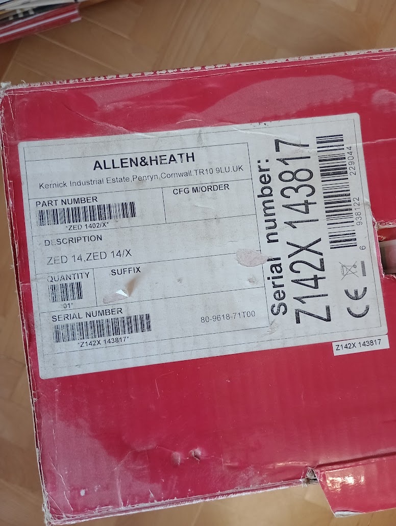 Allen & Heath ZED-14 (Analógový mixpult) - 3