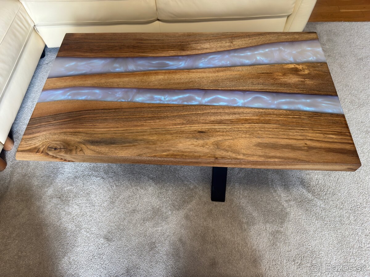 Biely epoxidový stôl - 3