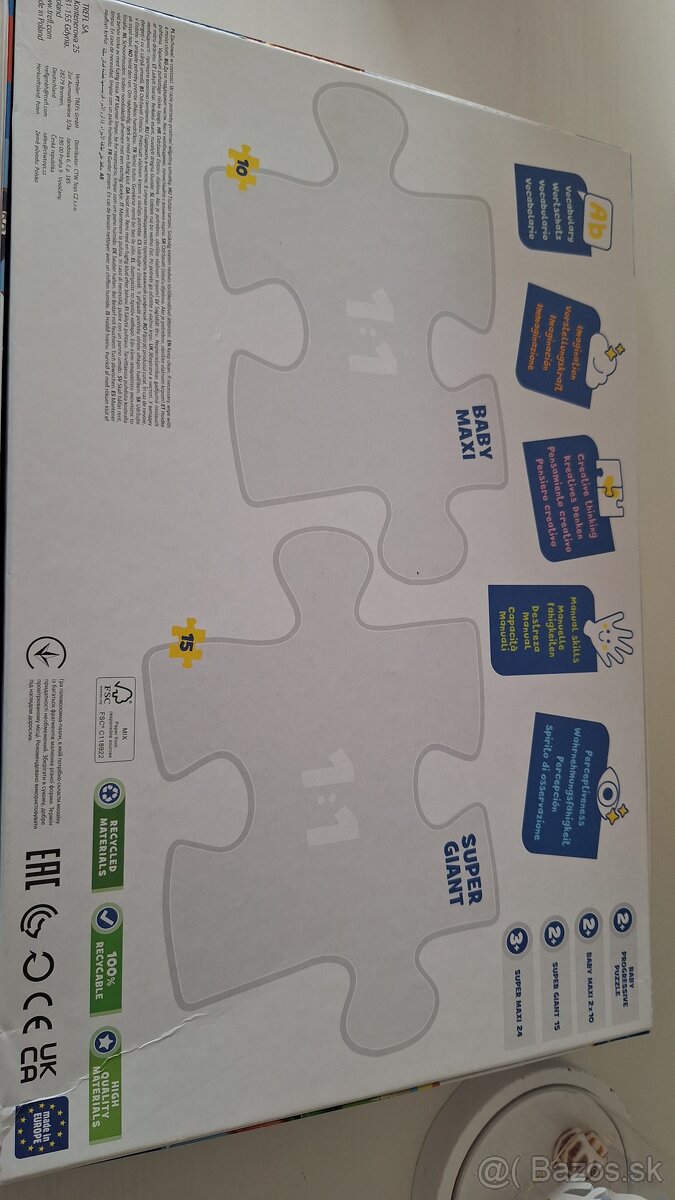 1. Puzzle velke dieliky paw patrol, mc Queen, drevené - 3