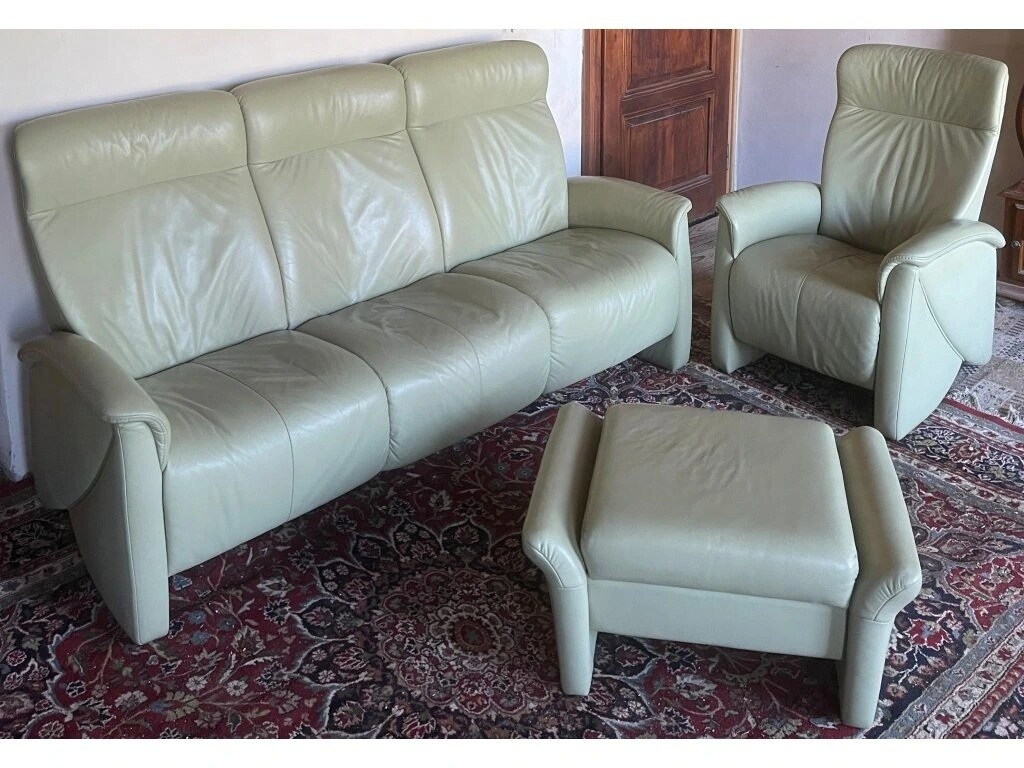 Luxusní moderní kožená souprava 3+1,2706 - 3