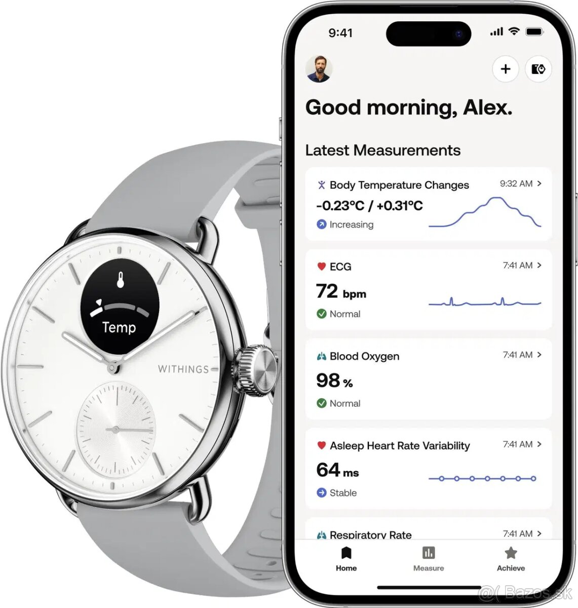 Withings Scanwatch 2 38 mm – White - 3