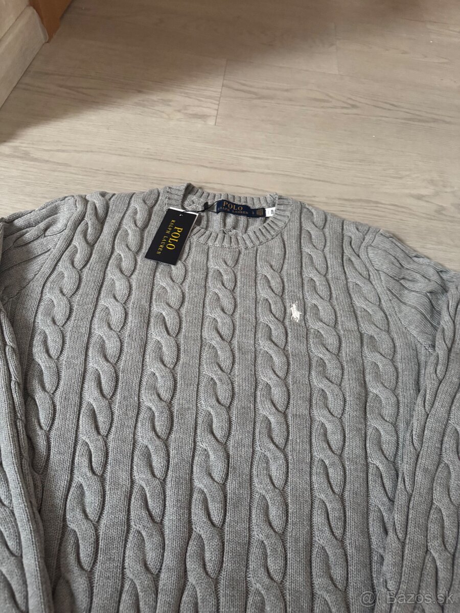 Ralph Lauren sveter šedý - 3