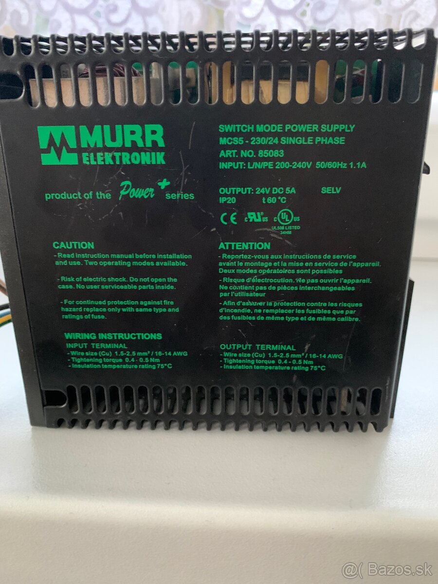 Predám menič napätia MURR elektronik - 3