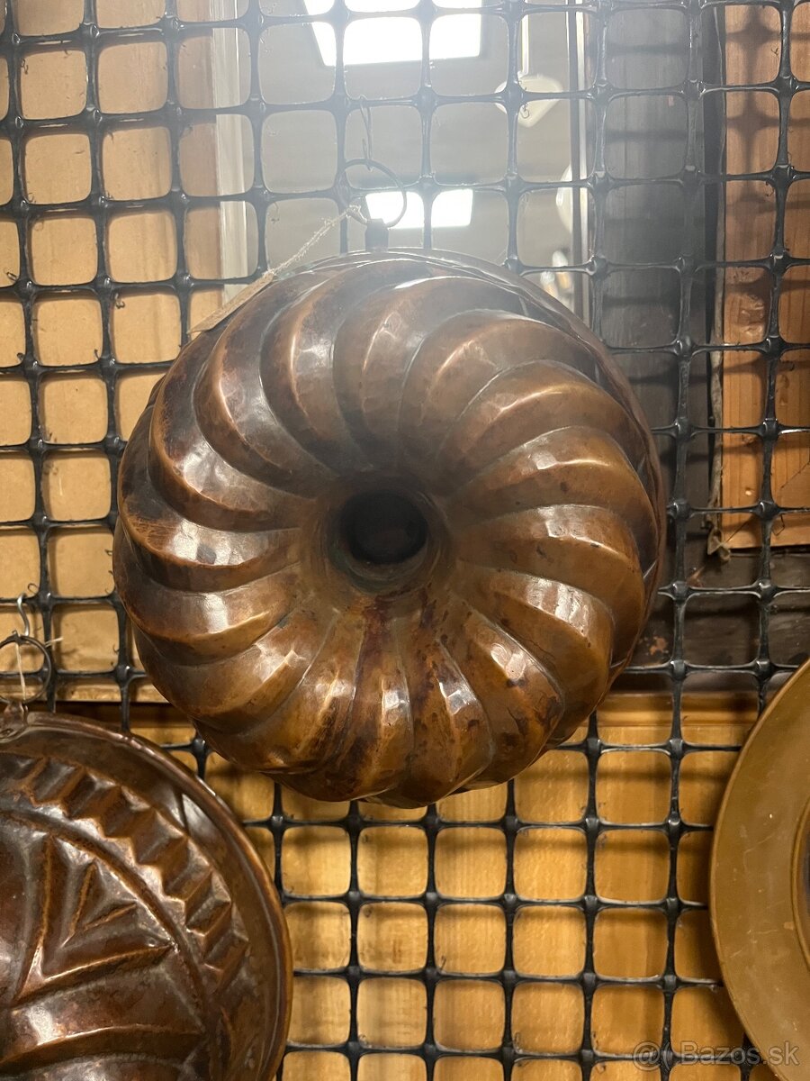 Medené bábovkové formy - 3