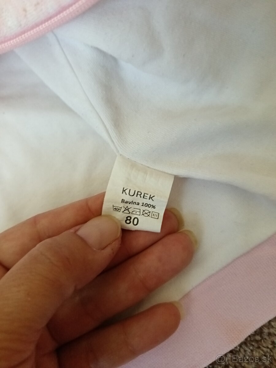 Sveter na zips +nohavice, č 80 - 3