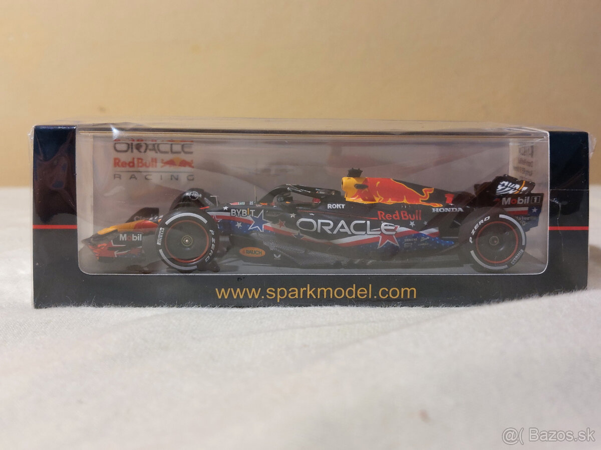 Max Verstappen 2023 Red Bull RB19 USA Austin F1 model 1:43 - 3