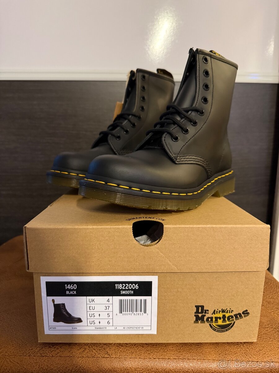 Dr.Martens vel 37 1460 Black Smooth - 3