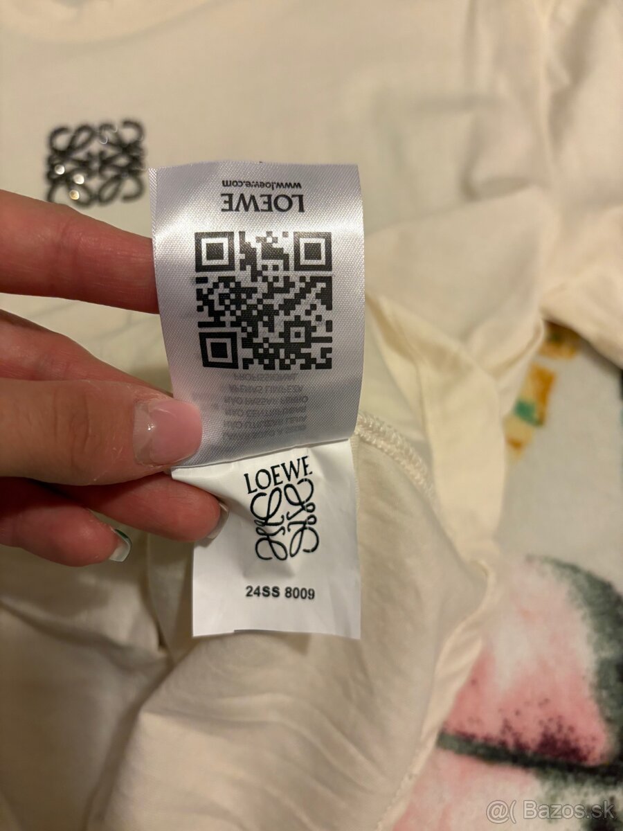 Loewe tričko - smotanová farba (LOE1) - 3