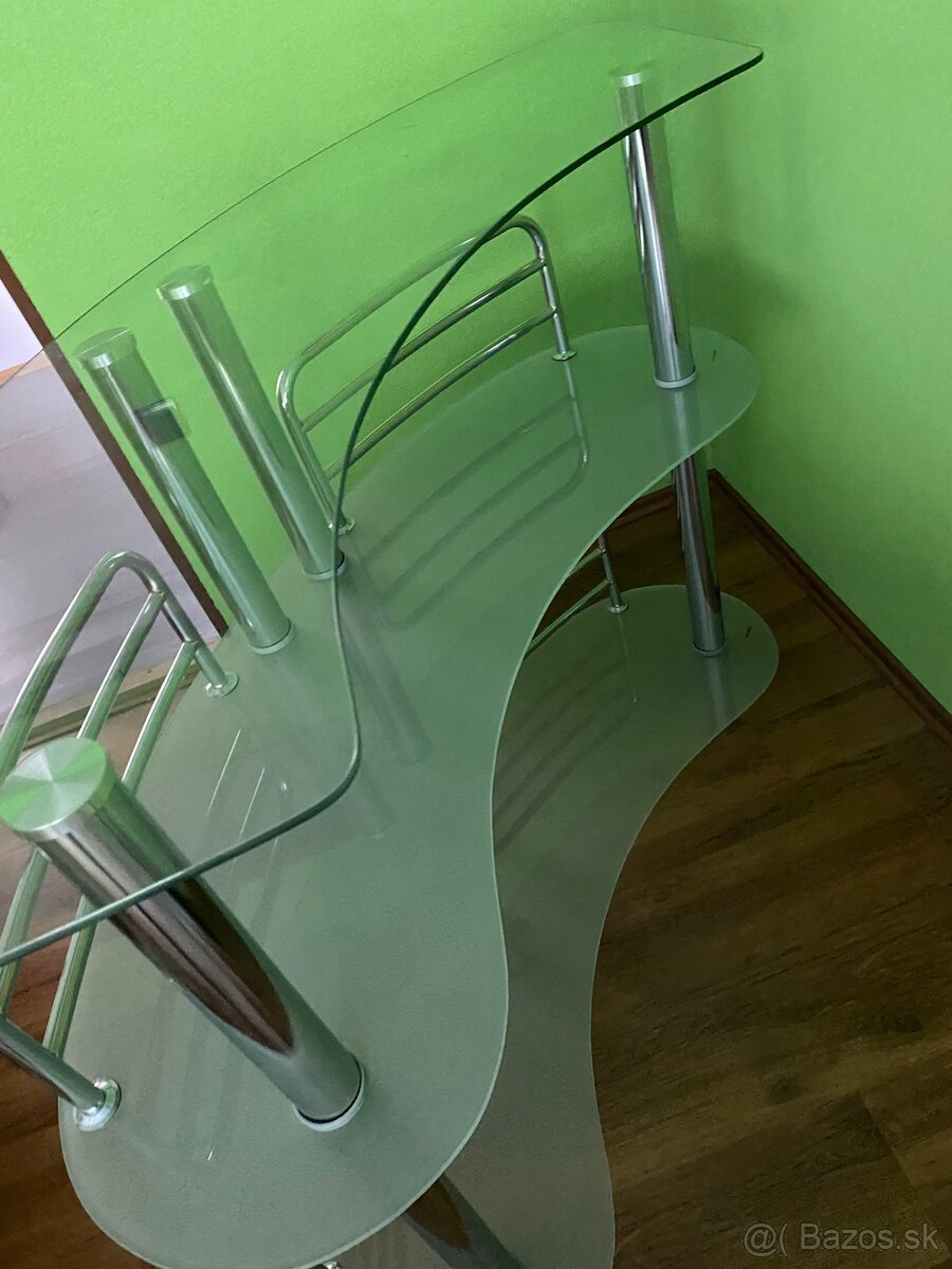 Sklenený barový stolík - 3