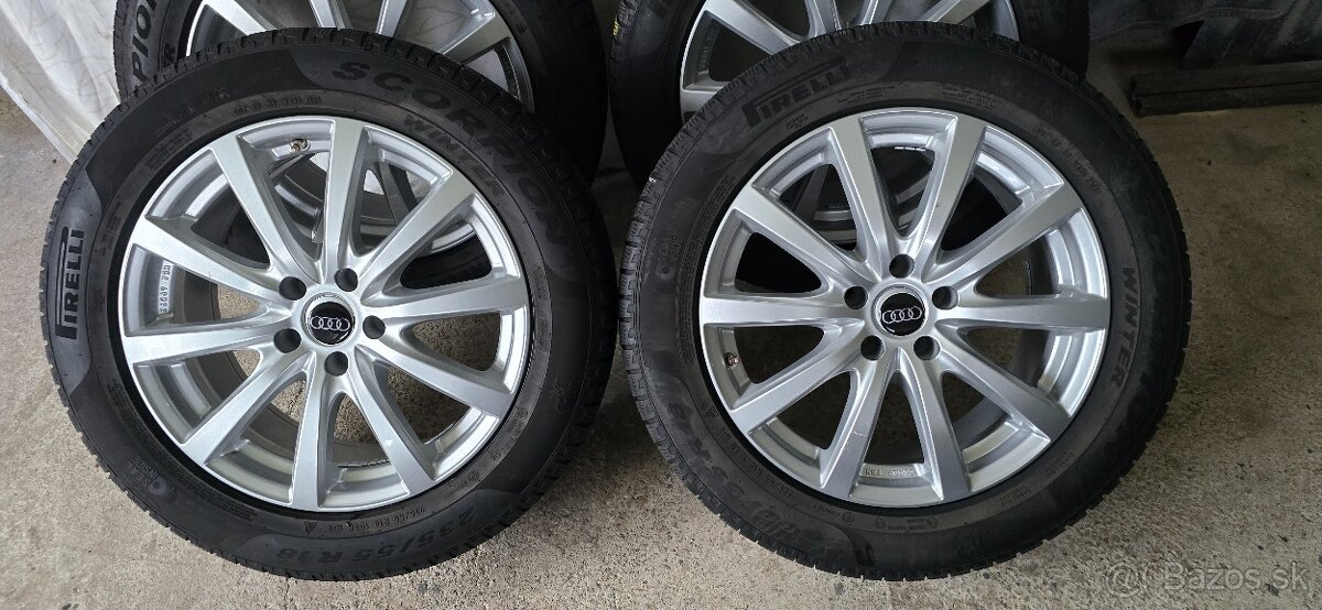 5x112,r18,8J,et35,Platin- 235-55-18 - Pirelli -TOP stav - 3