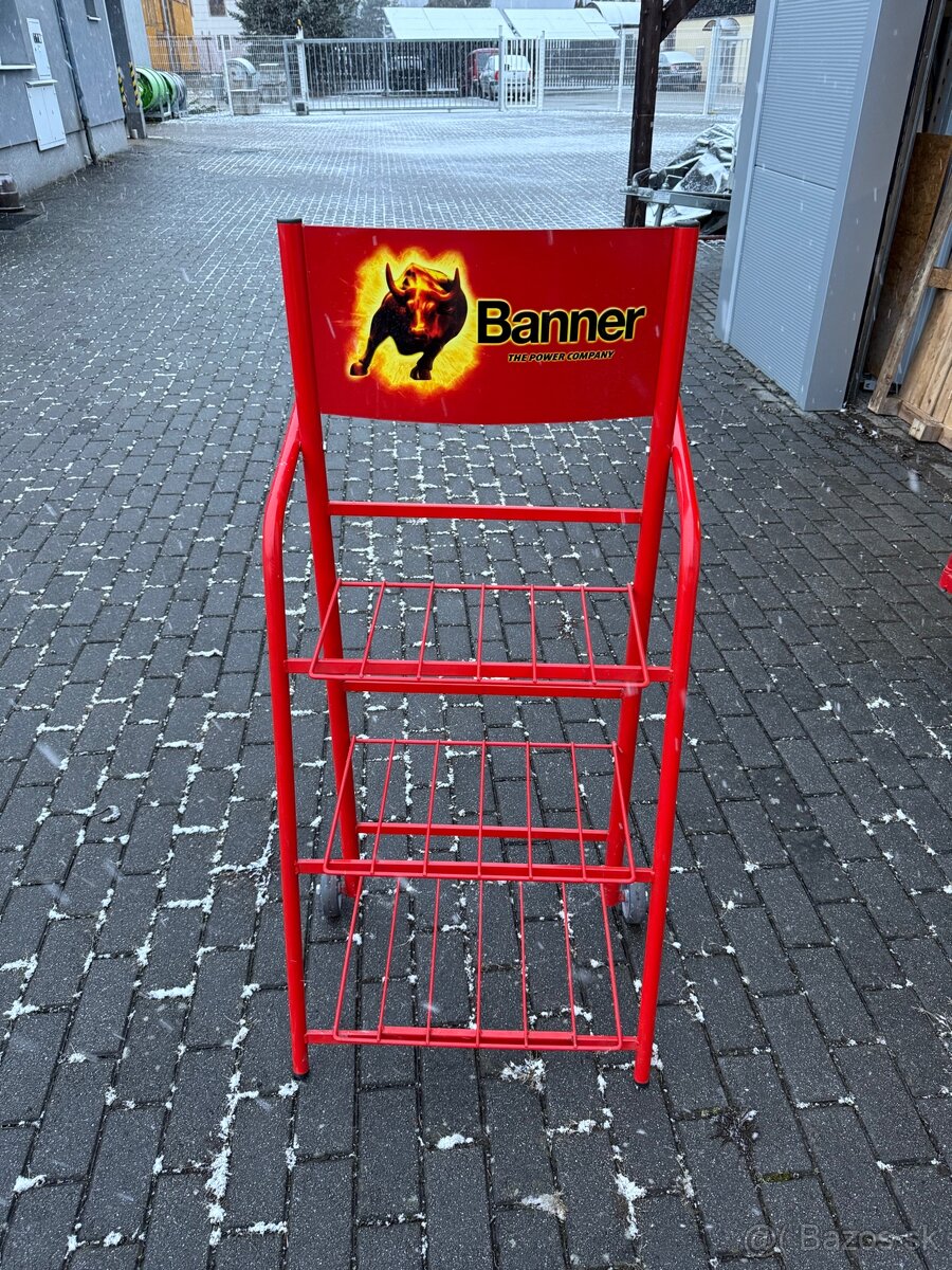 Predám stojan na autobatérie Banner - 3
