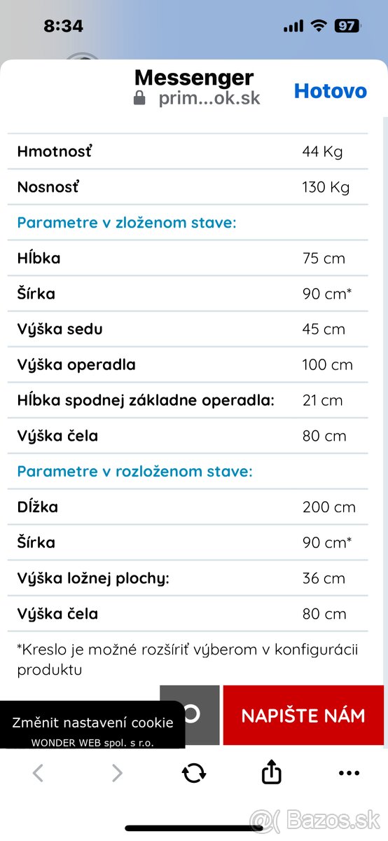 Rozkladacie kreslo - 3