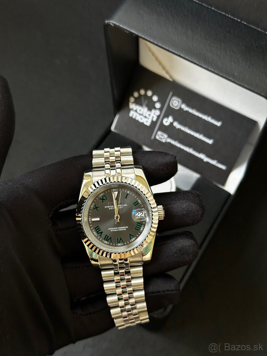 Seiko mod Wimbledon Grey - 3