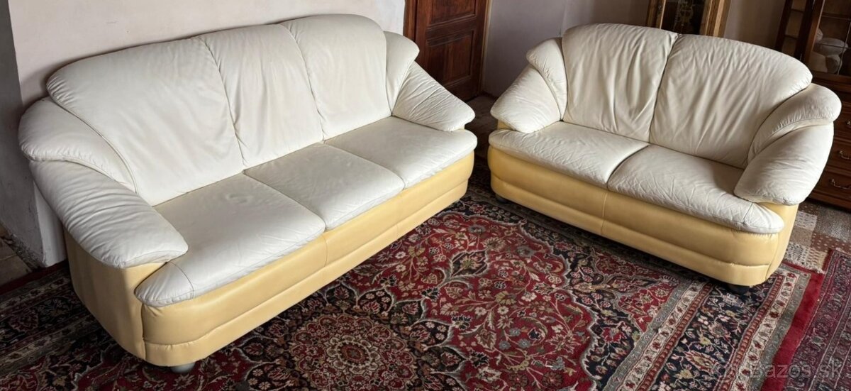 Kožená sedací souprava 3+2+1,5840 - 3