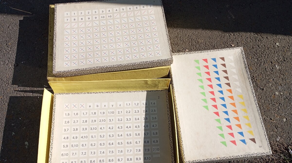 Stará magnetická násobilka. - 3