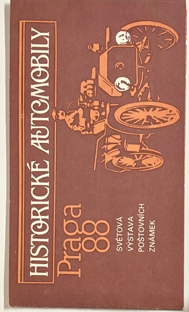 HISTORICKÉ AUTOMOBILY - Známkový sešitek 1988 - 3