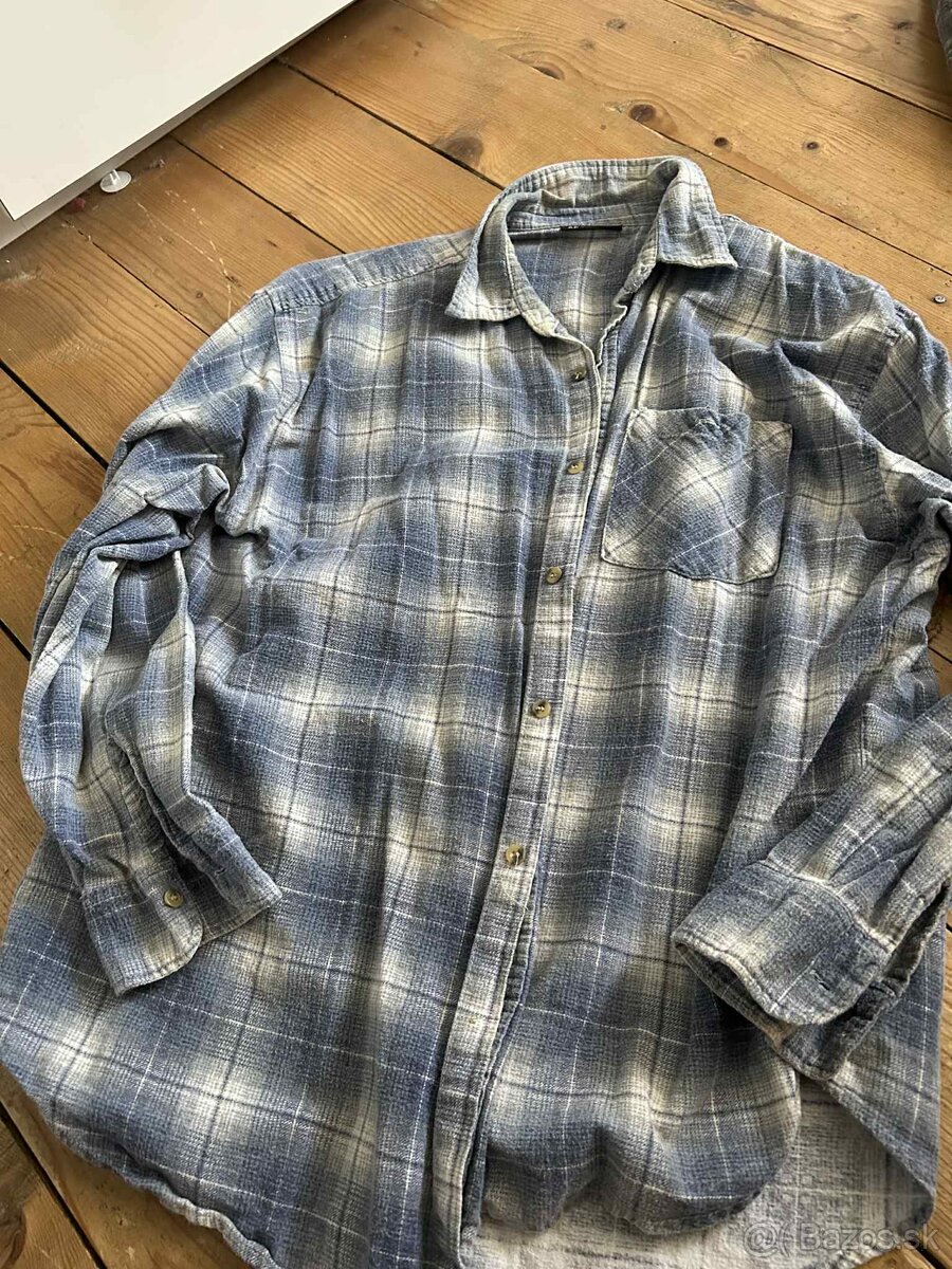 Bavlnena flanelov pracovná kosela pánska - 3