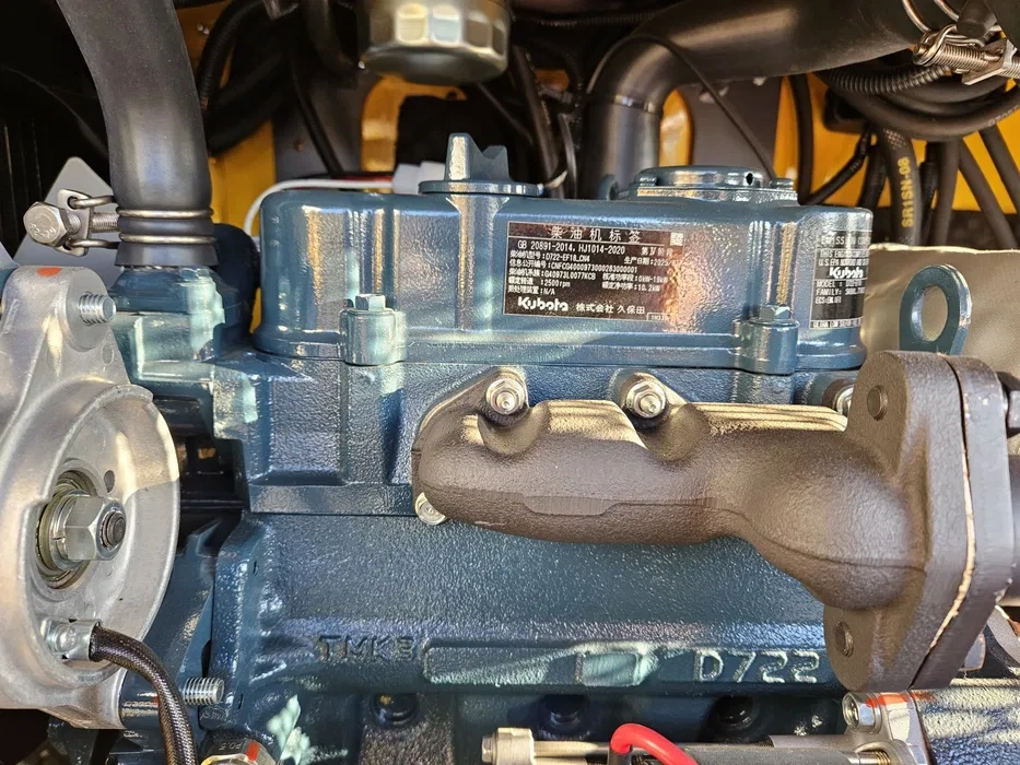 Minibager KRÜGER XKW 16, kabína, diesel 1600 kg, KUBOTA D72 - 3