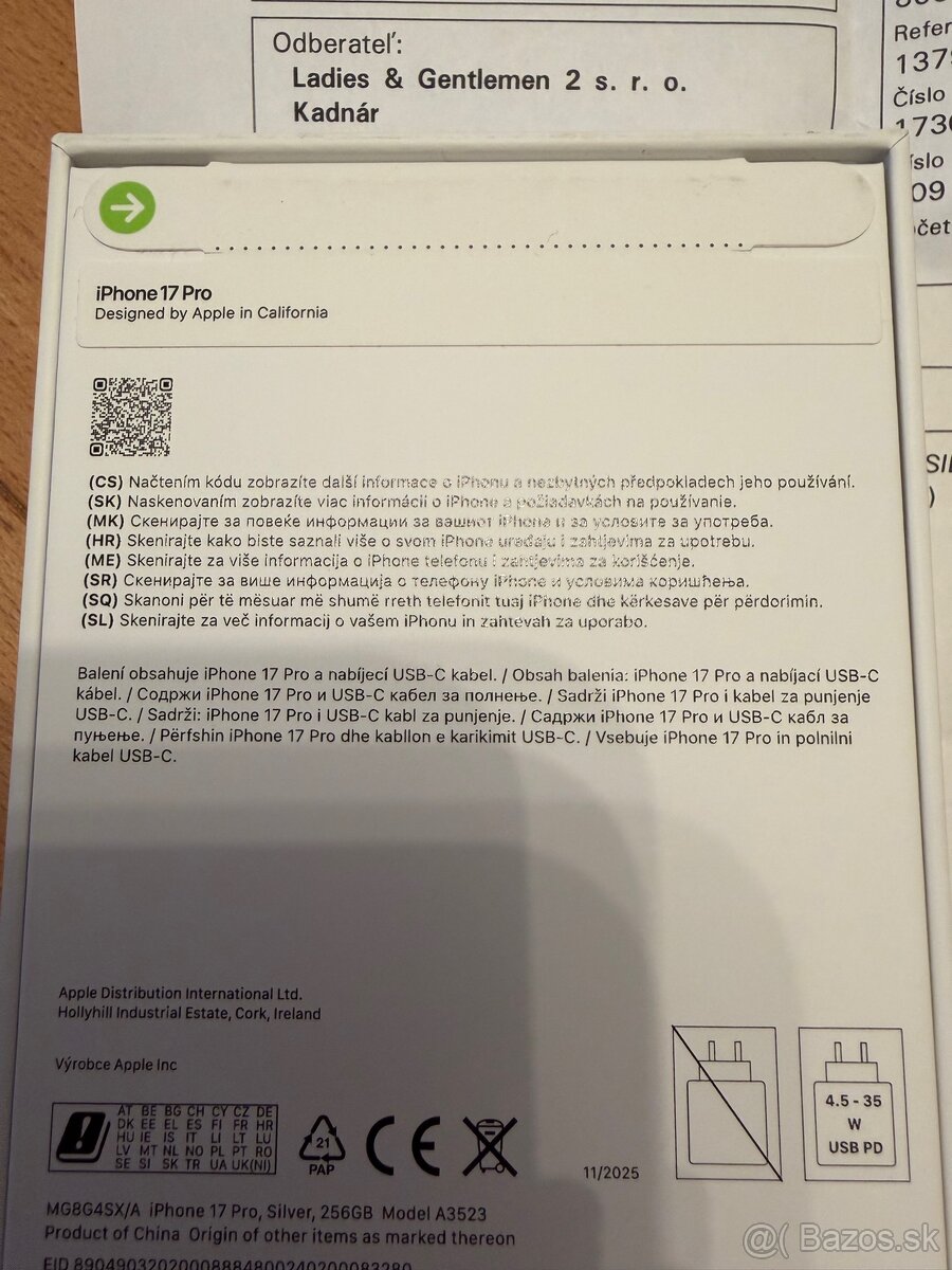 iPhone 17 PRO 256GB ZABALENÝ V ZÁRUKE DO 12/2027 - 3