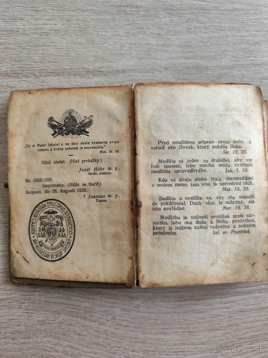 Starožitný modlitebník - 3