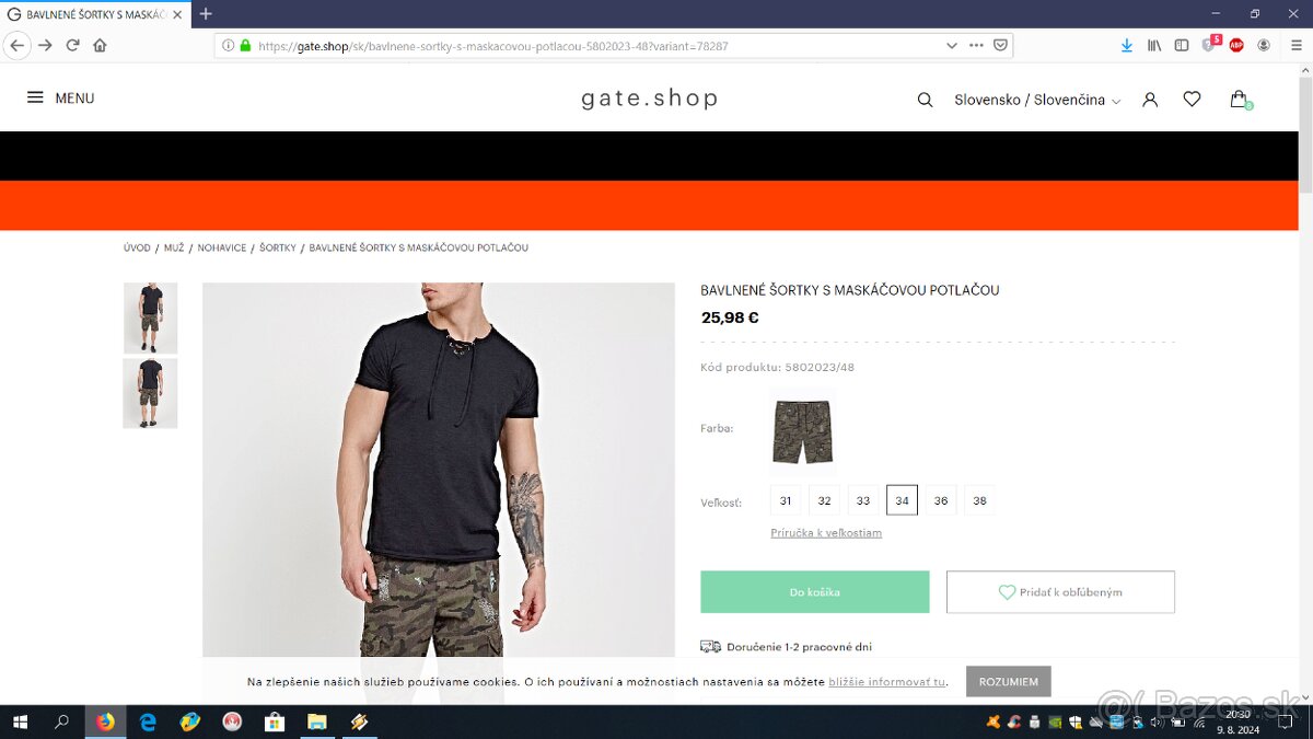 Kraťasy Gate, Reserved, Cropp, HM - 3