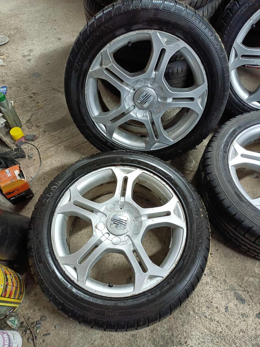 ❄️zimná sada orig. Seat R17 5x112 pneu 225/50 r17 6mm - 3