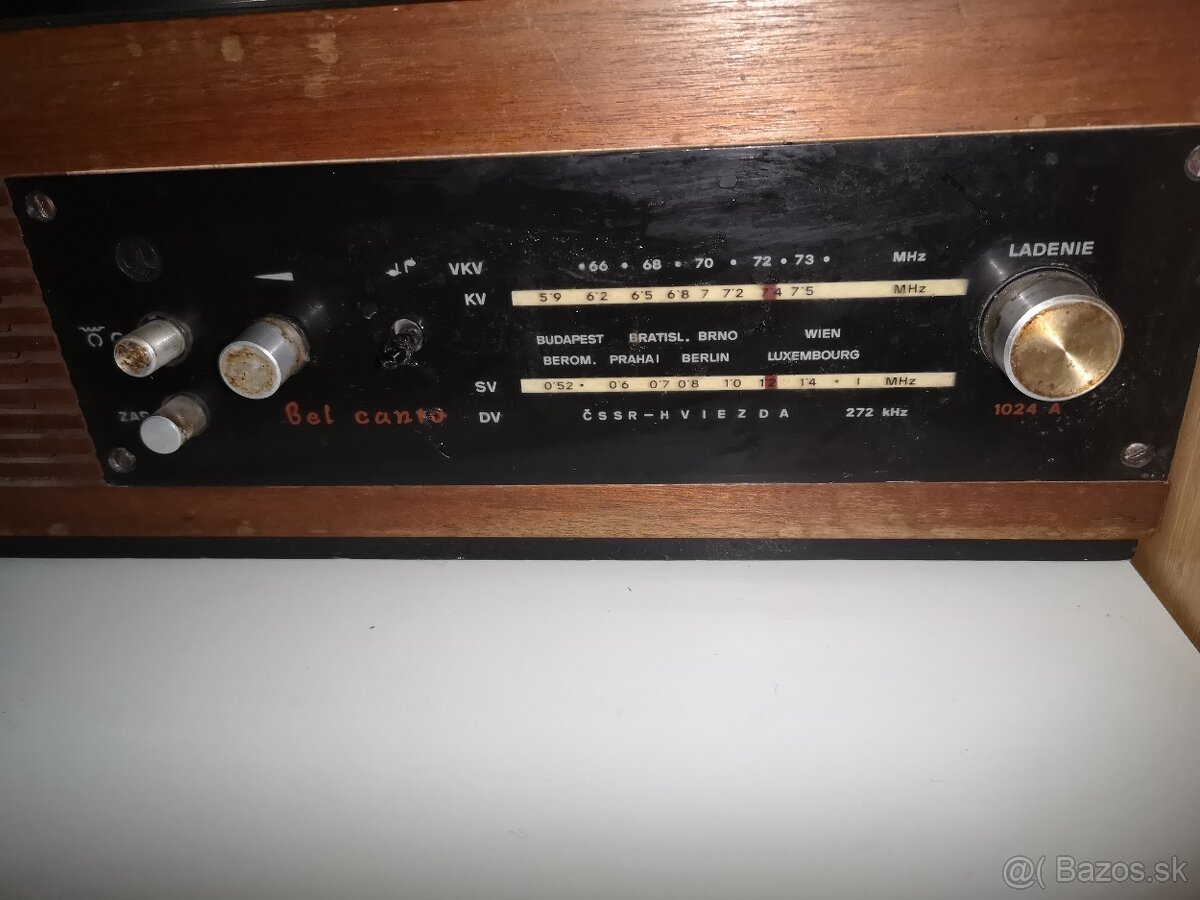 stolové gramorádio Tesla 1024A "Bel Canto" - 3