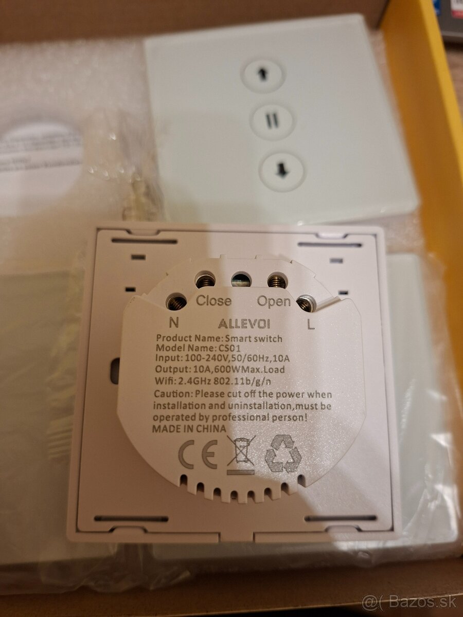 Smart roletový spínač ALLEVOI CS 01 - 4ks - 3