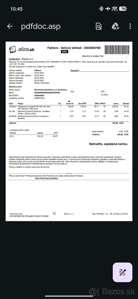 Logitech MX Brio 4K Ultra HD Webcam, Pale Grey - 3