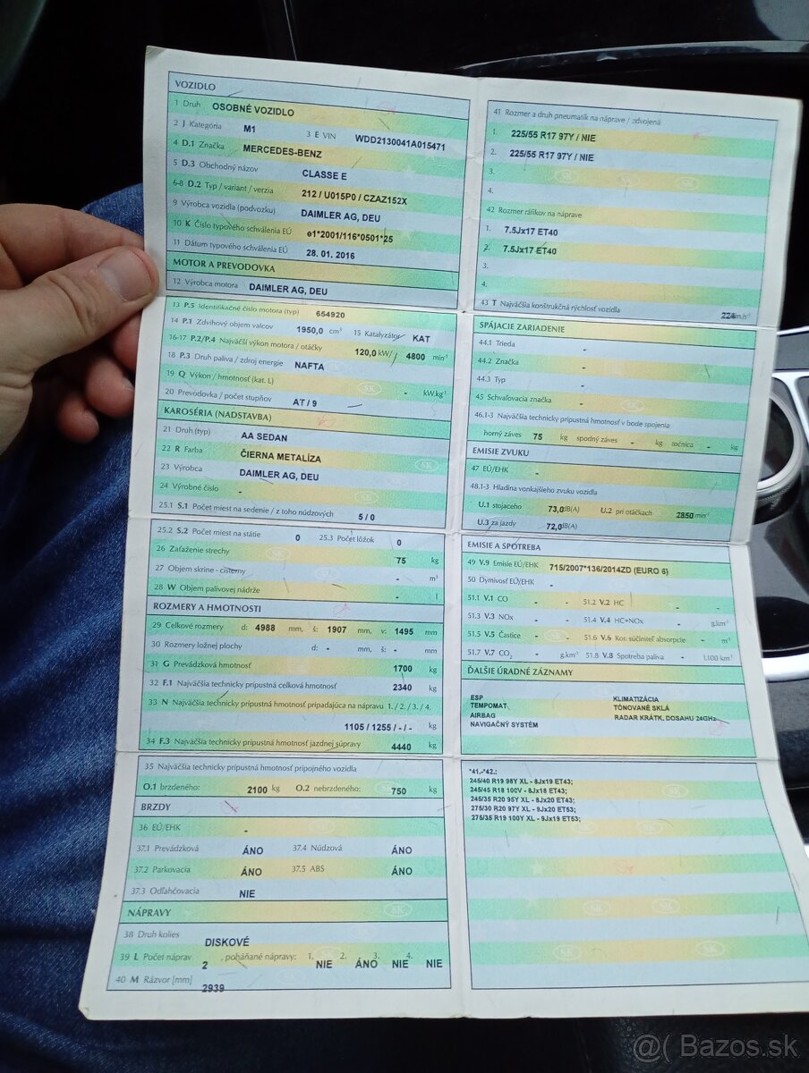 Predám Mercedes E220 ročník 2017 w213 - 3