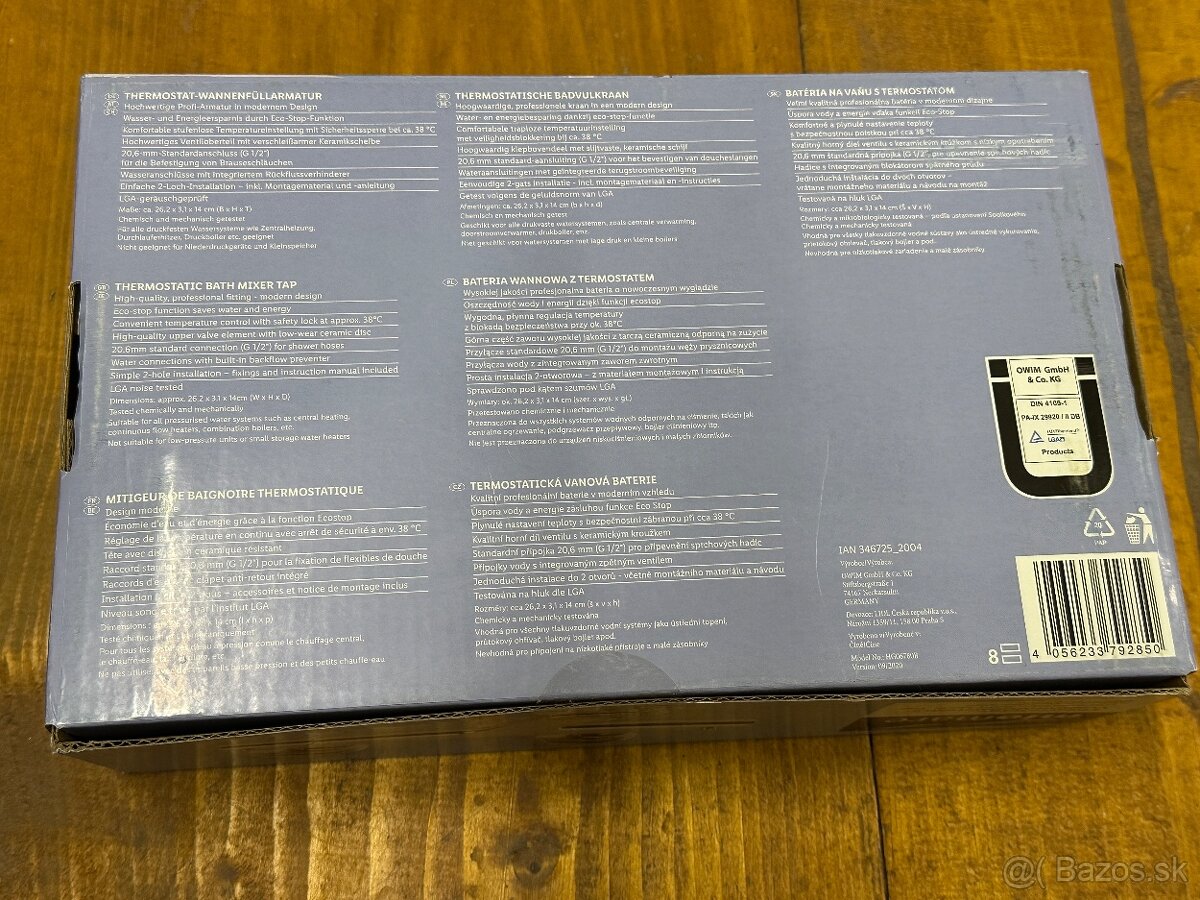 Miomare Termostatická batéria na vaňu NOVÁ - 3