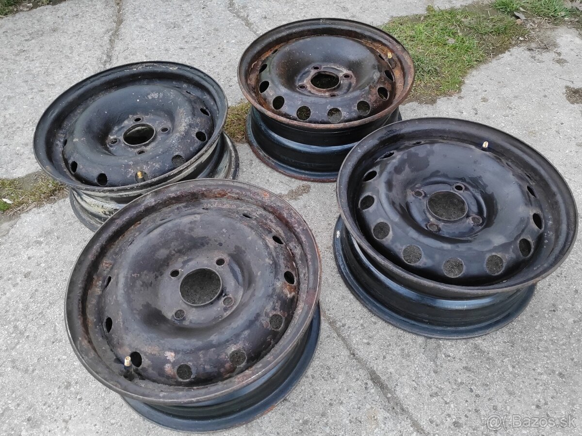 Plechové disky 4x100 R14 60.1mm - 3