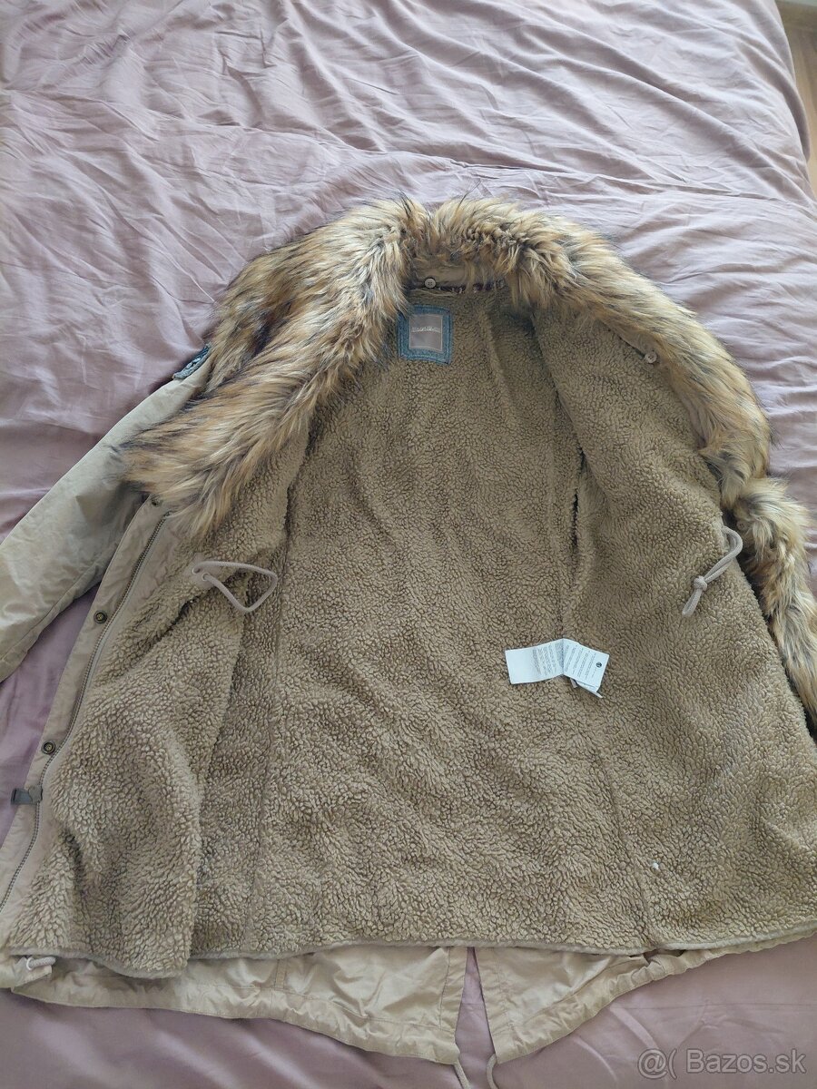 Zimná parka NAPAPIJRI, pravá kožušina - 3