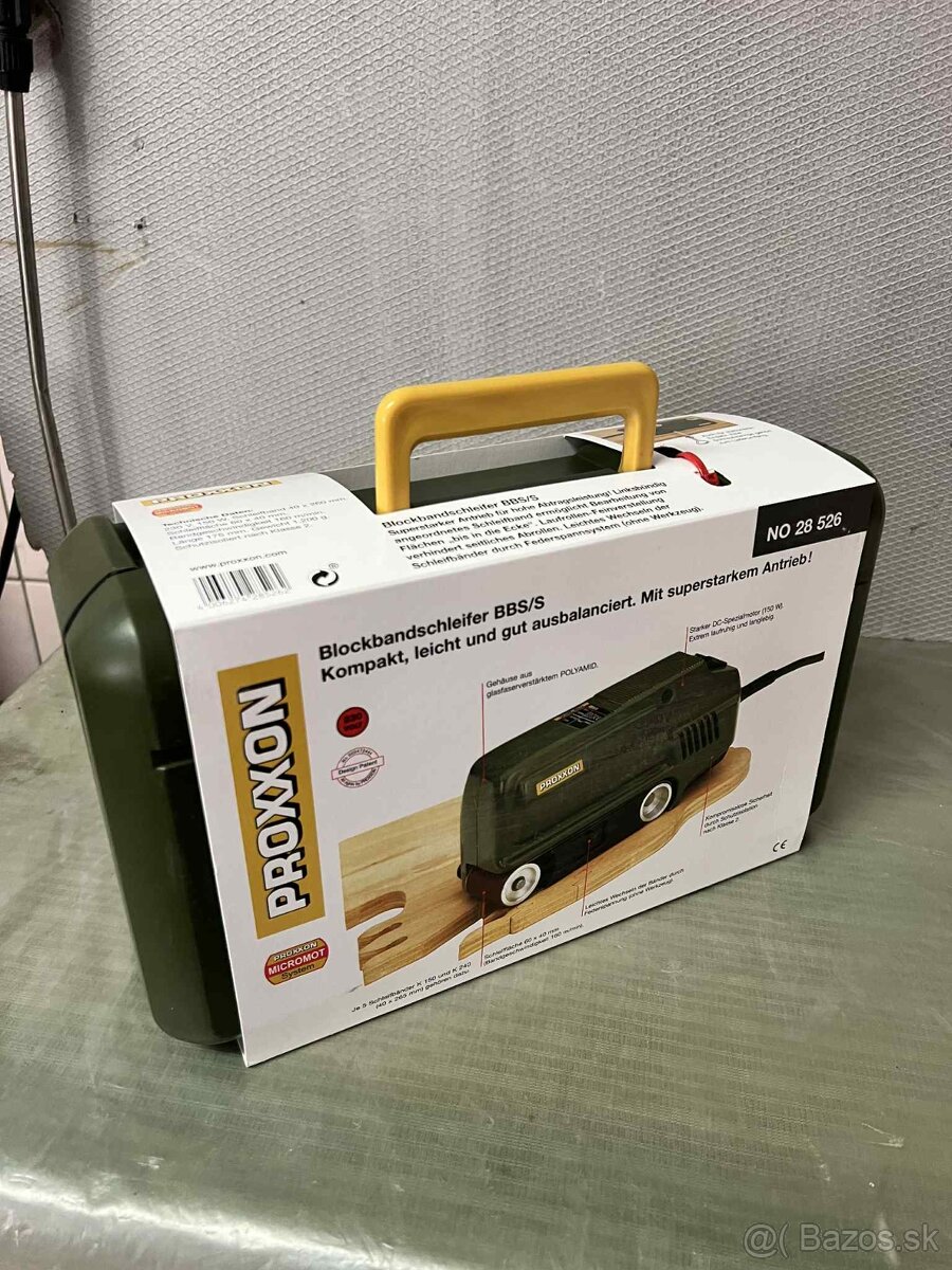 Predám novú pásovú brúsku Proxxon BBS/S - 3