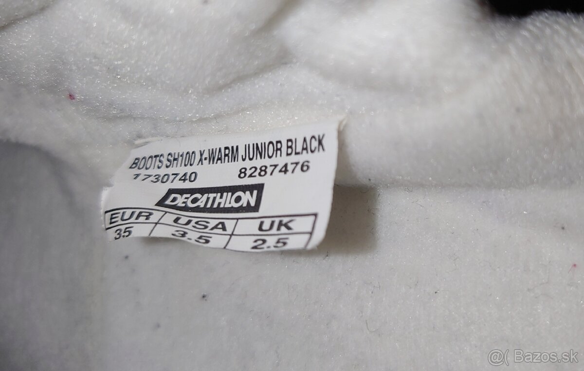 Detska nepremokava Decathlon zimna obuv vel 35 - 3