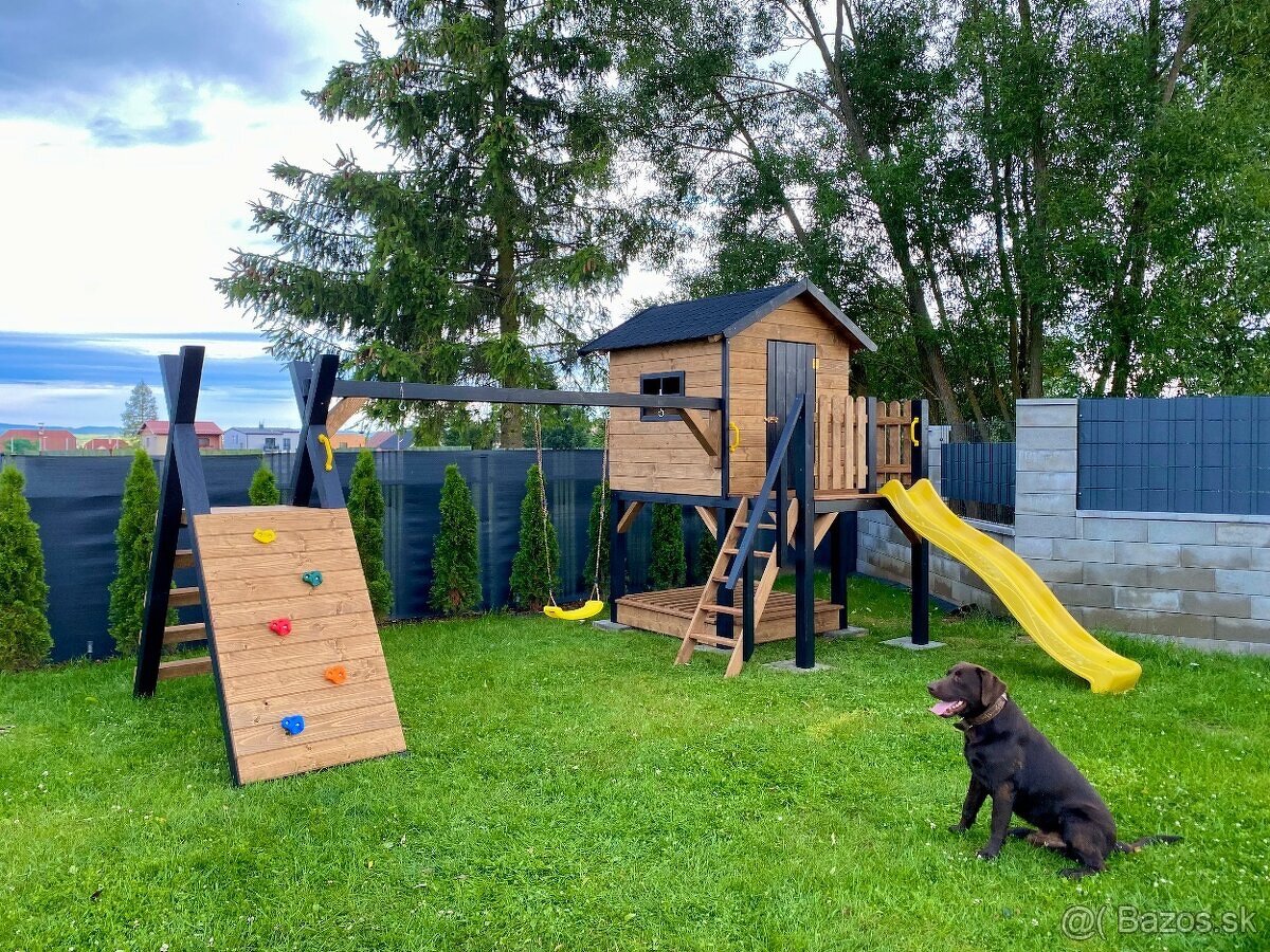 Detské záhradné ihrisko/domček + pieskovisko - 3