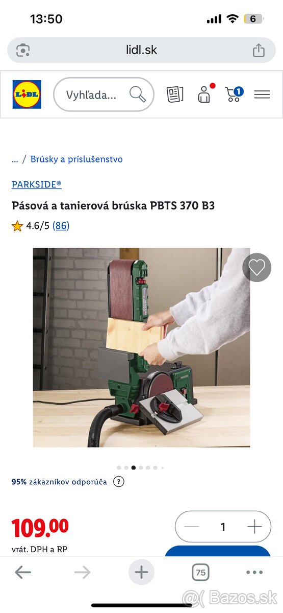 Pasová a tanierova bruska Parkside - 3