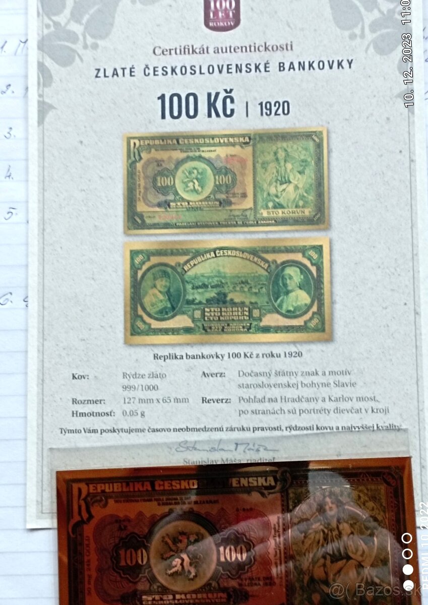 Predám bankovky a mince - 3