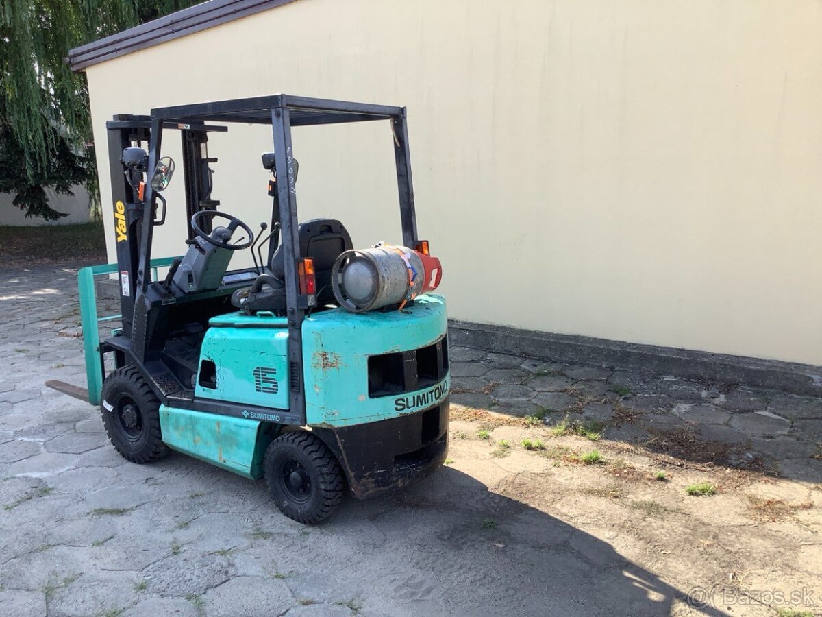 Yale FG15 Benzín + LPG, 2005, 1.5 t - 3