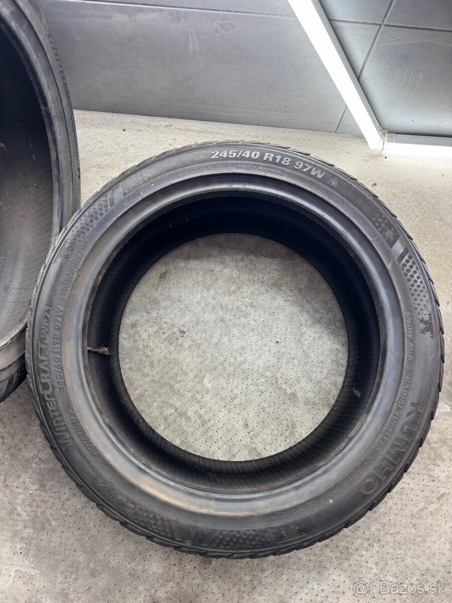 NOVÉ ZIMNÍ PNEU 245/40/18 - 3