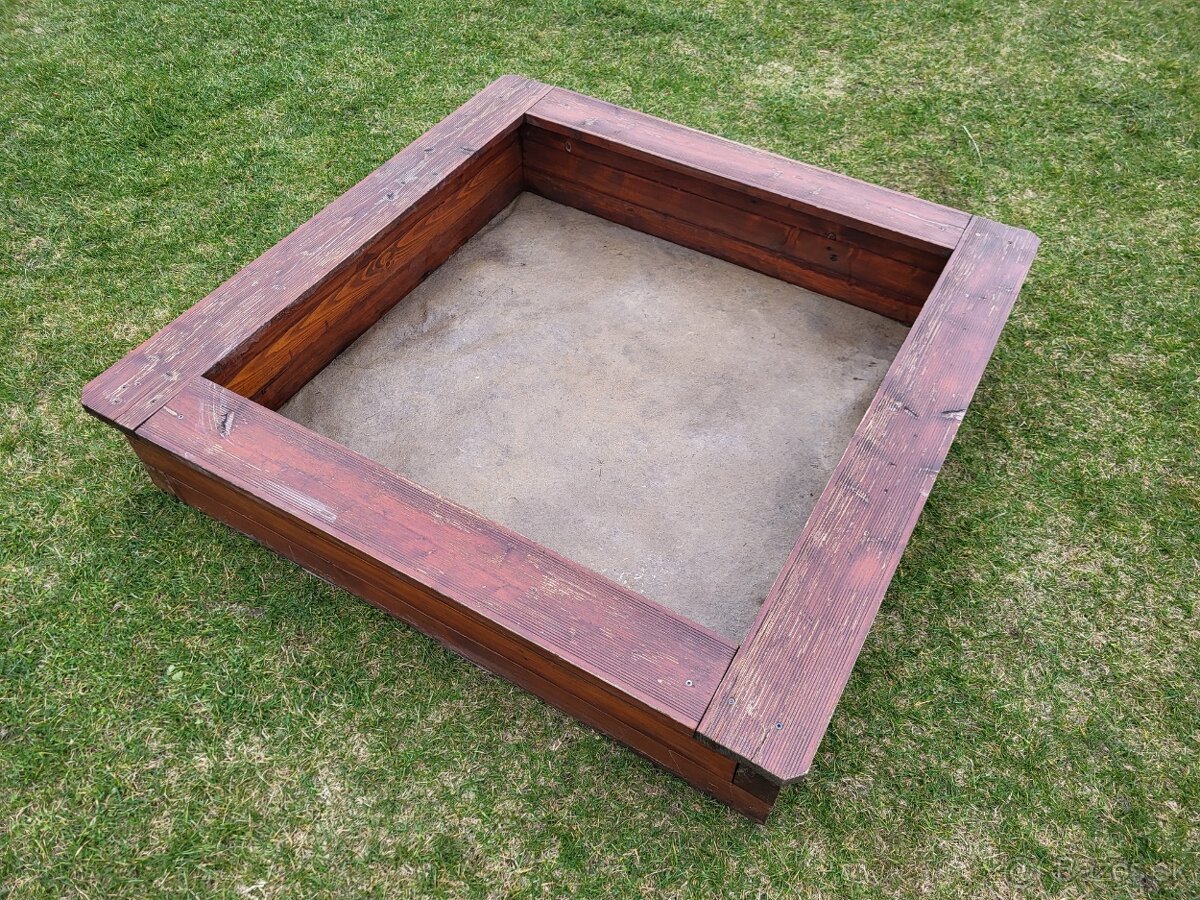 Drevené pieskovisko - 3