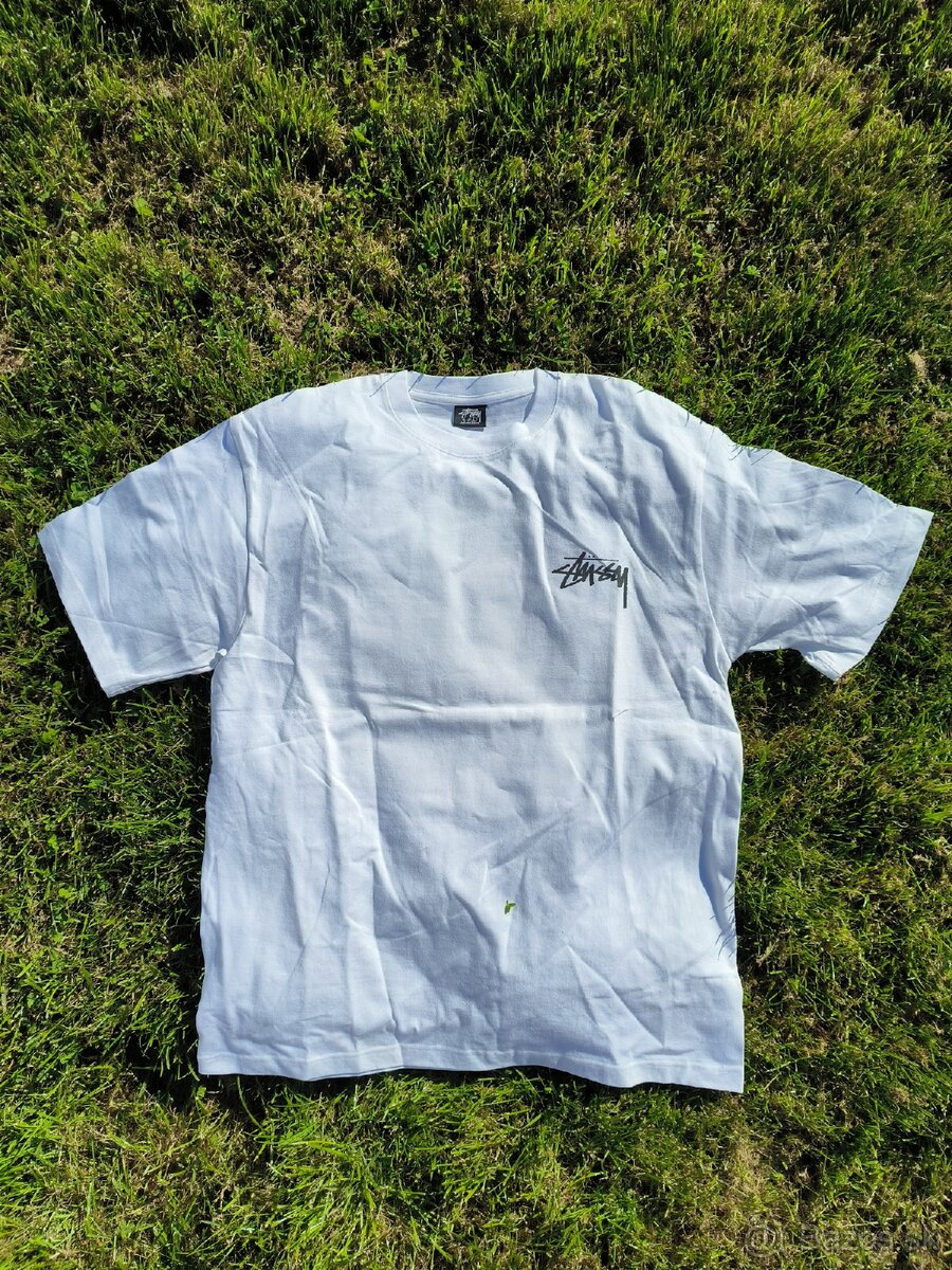Tričko Stussy Graphic Biele L - 3