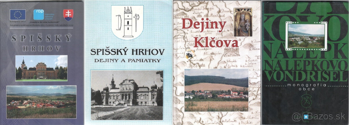 Miestopisné knihy a knihy o histórii - Región Spiš - 3
