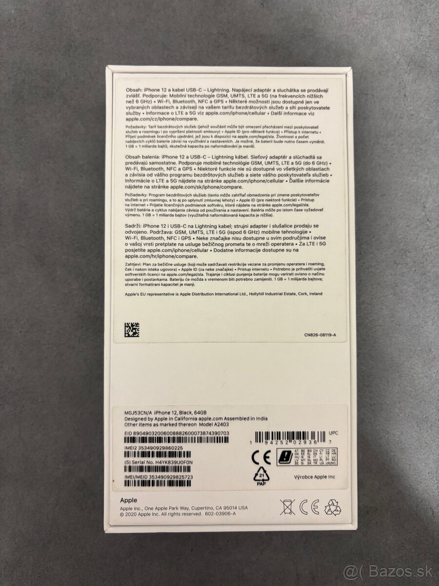 Iphone 12 64 GB Black - 3