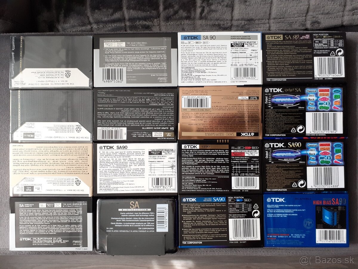 predám audiokazety TDK SA-90 typ II (chrom)reál foto - 3