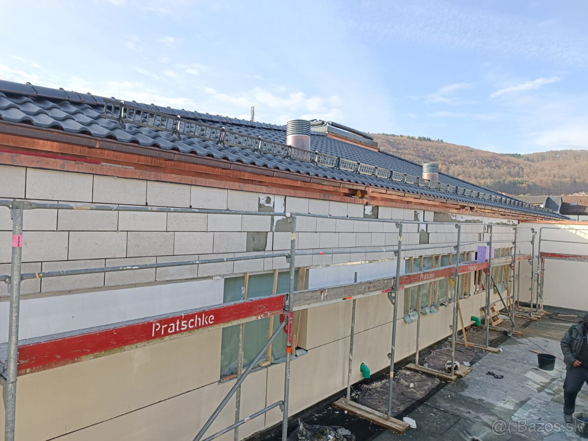 Lepenie kameňa na stenu - 3