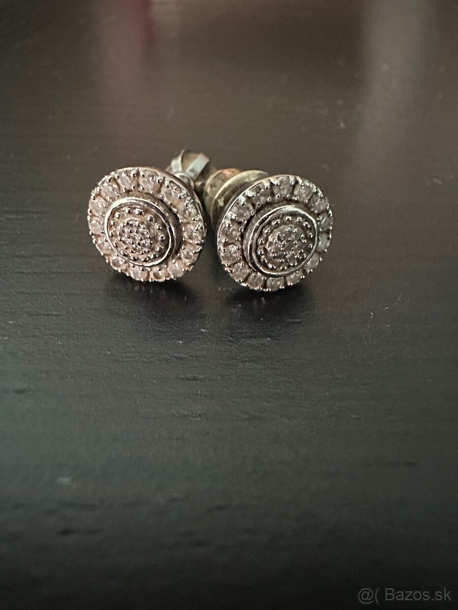Predám diamantové náušnice - 3