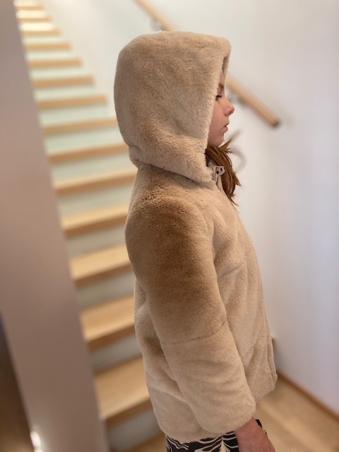 Dievčenský kožúštek ZARA vel. 128 - 3