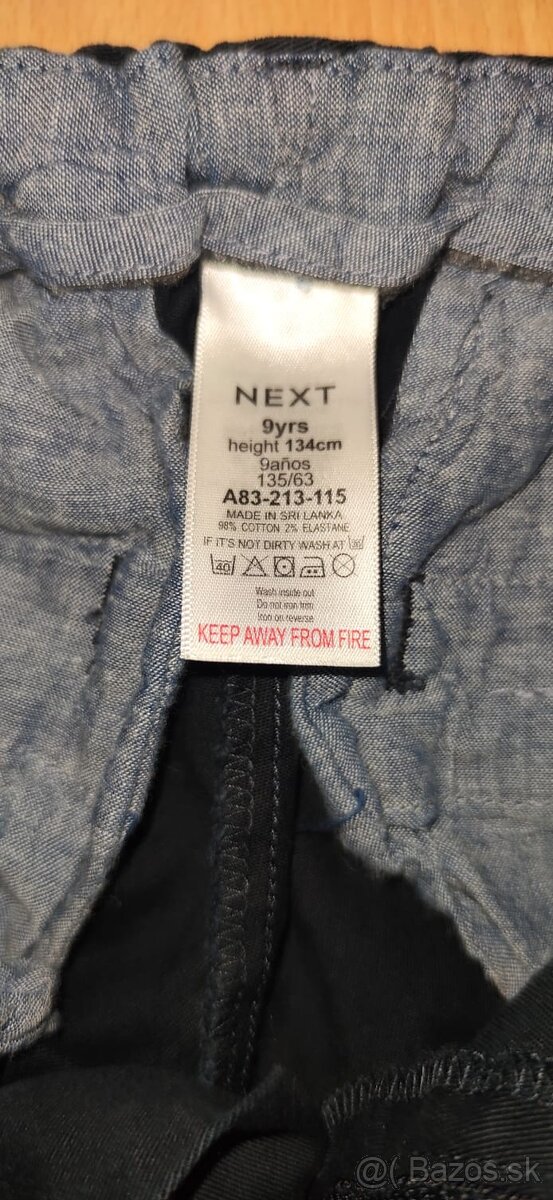NEXT trendy nohavice vel. 134 - 3