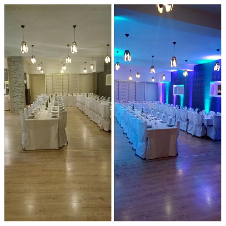 Osvetlenie, plazivý dym, iskry - 3